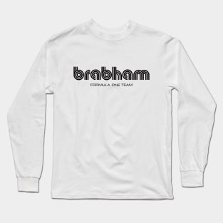 Brabham Formula One 1972 team logo - brabham black Long Sleeve T-Shirt